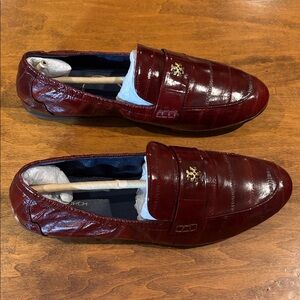 Tory Burch Leather Wine Colored Women’s Loafers
